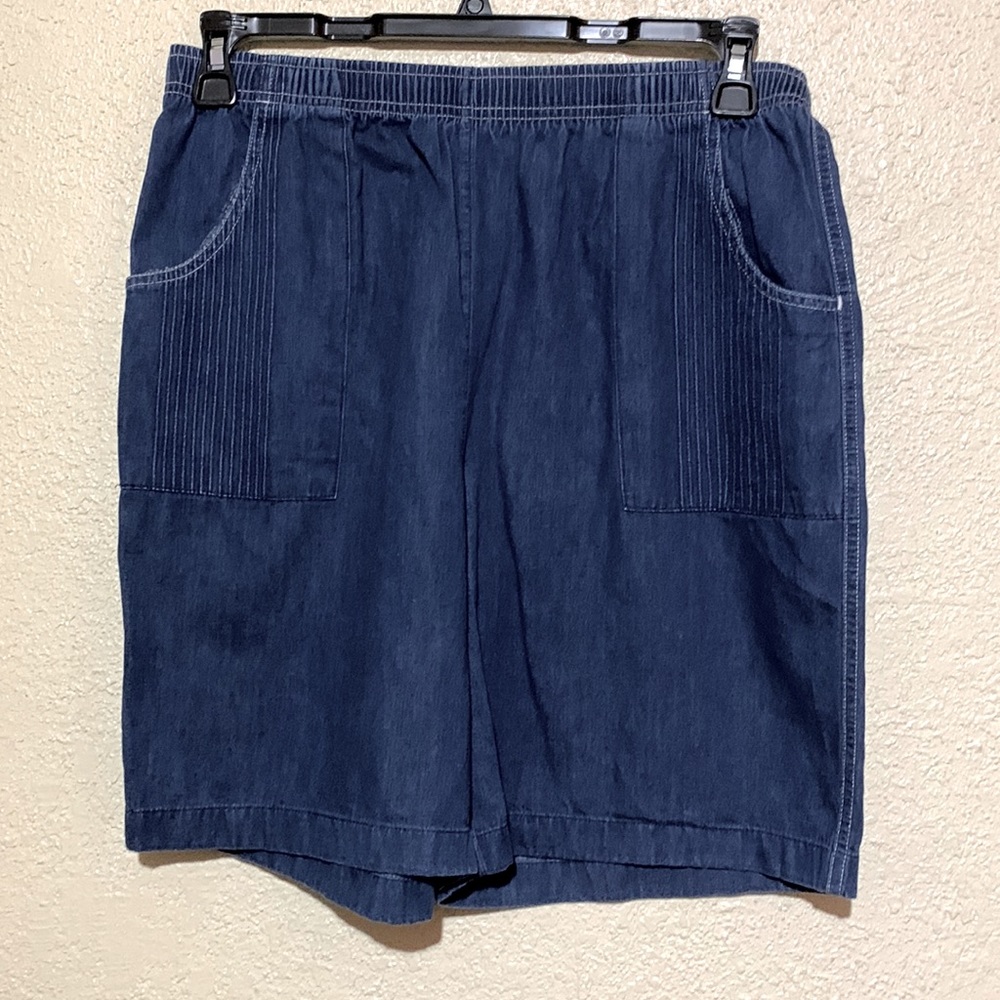 blast Shorts Blue Pull Up Size S 100% Cotton